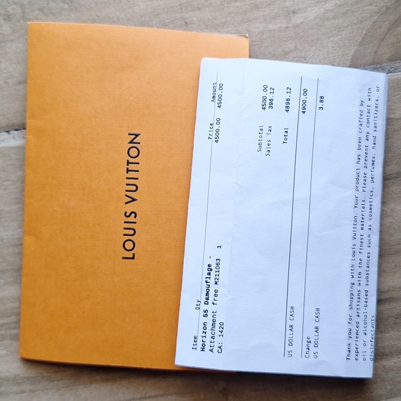 Louis Vuitton rolling bag unisex Horizon 55 Damouflage size is medium. - Picture 3 of 3